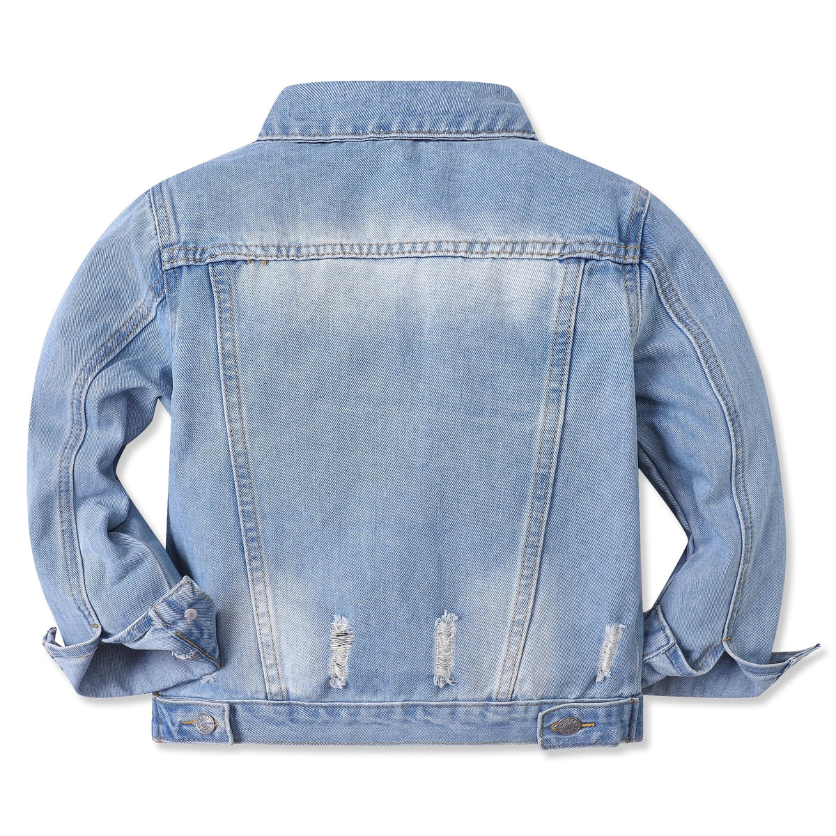 Toddler Boys Girls Jean Jacket,Mid-Blue