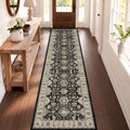 Washable Hallway Runner Rug 3x12: Non Slip Runner Rugs with Rubber Backing