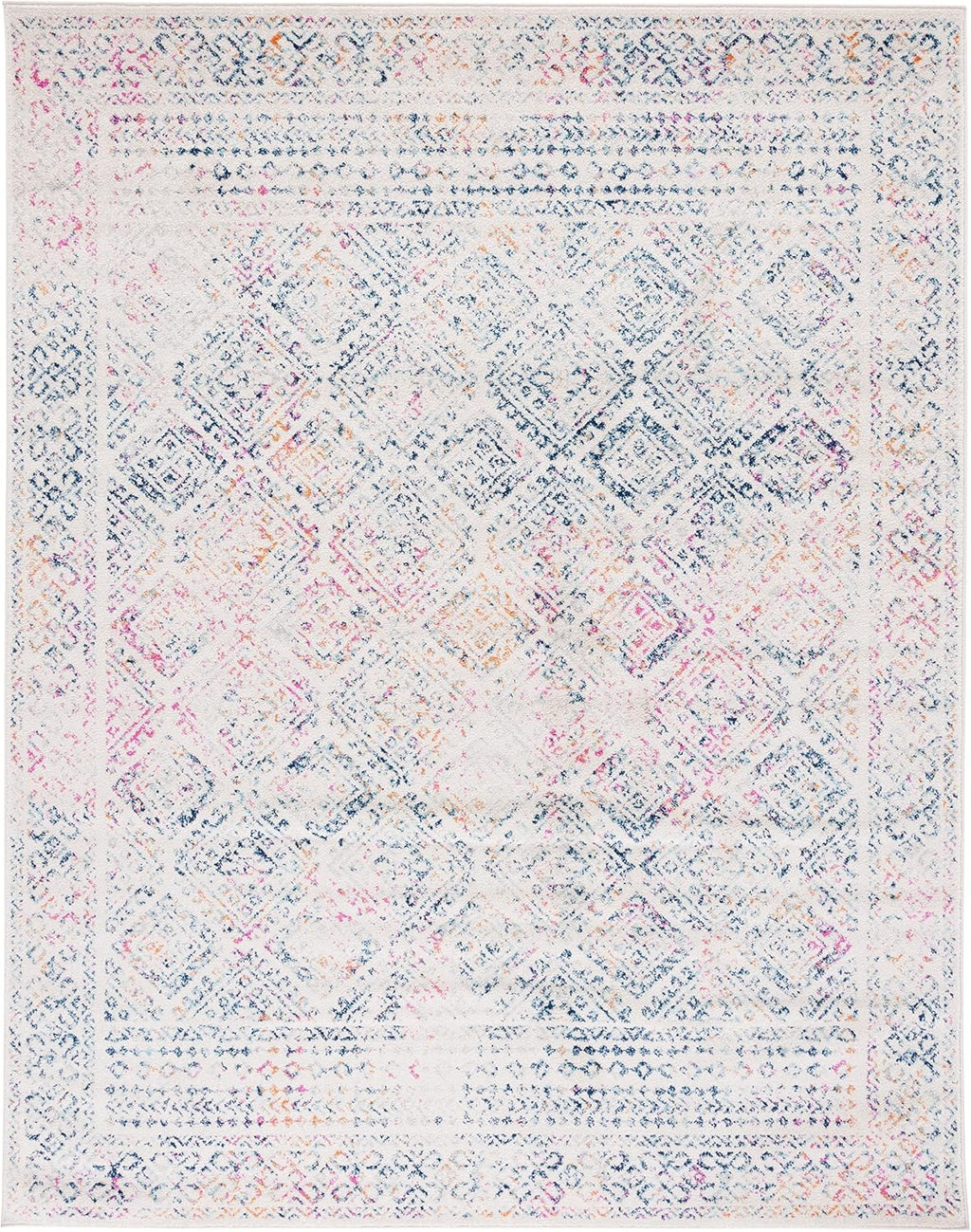 Tulum Area Rug, Textured X-Large Ivory & Dark Blue TUL264D