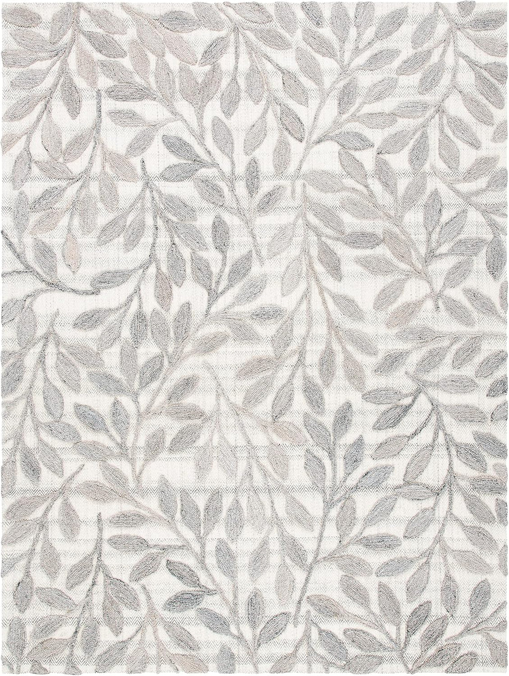 South Hampton Beige Handmade Botanical Wool Area Rug