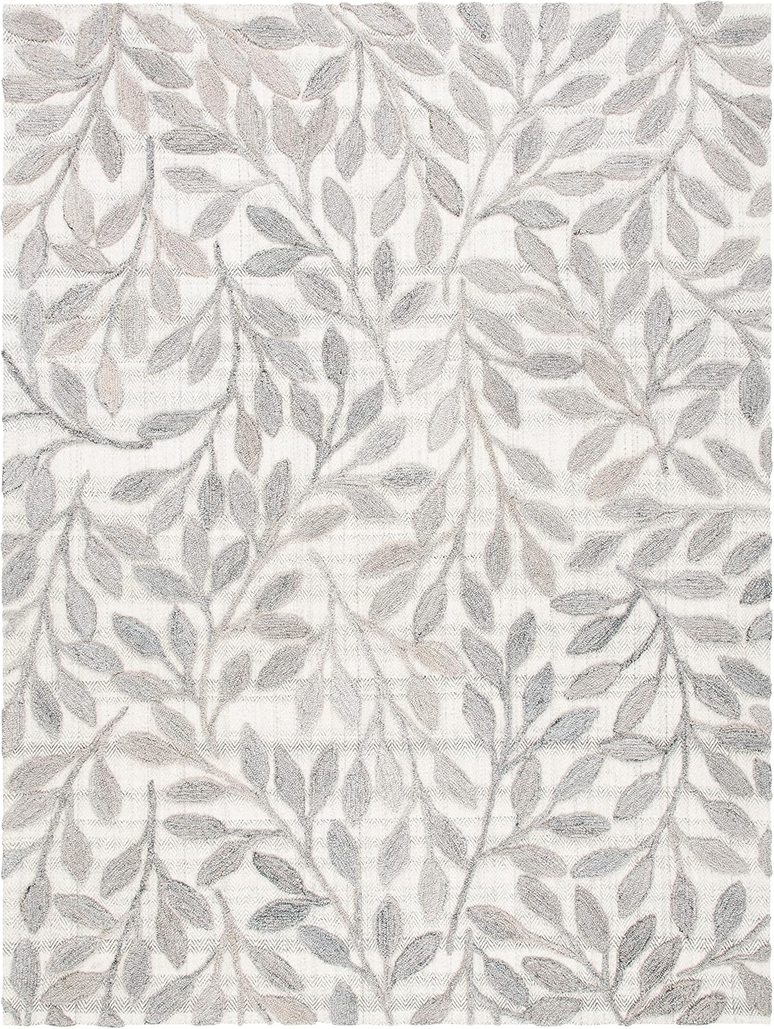South Hampton Beige Handmade Botanical Wool Area Rug