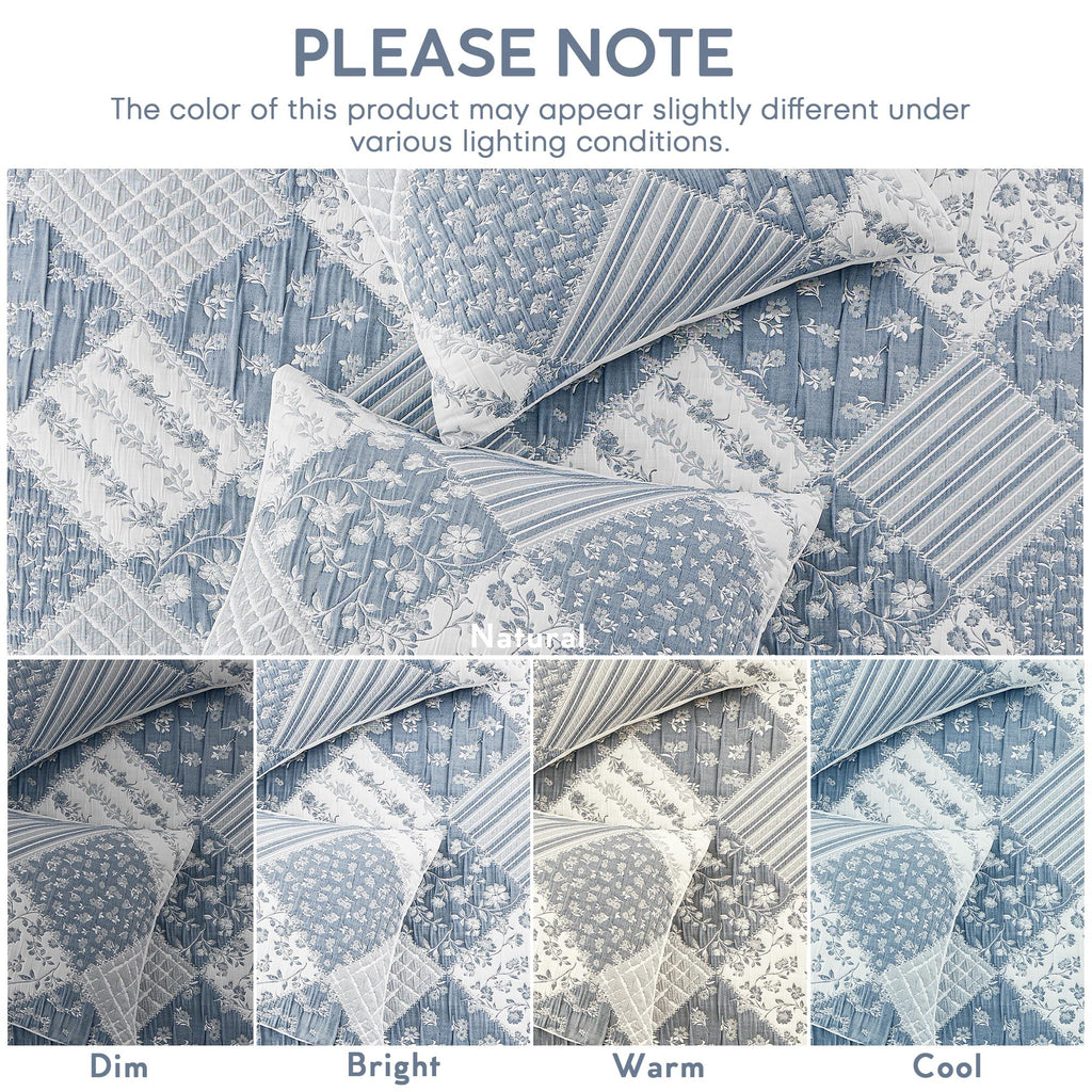 Jacquard Patchwork Quilt Set