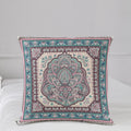 Ethnic Travel Blanket, Bohemian Hippie Mandala Paisley Design, Pillow and Comforter Combo Two in One for Camping