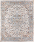Heir LAR01 Medallion Tan and Blue Area Rug