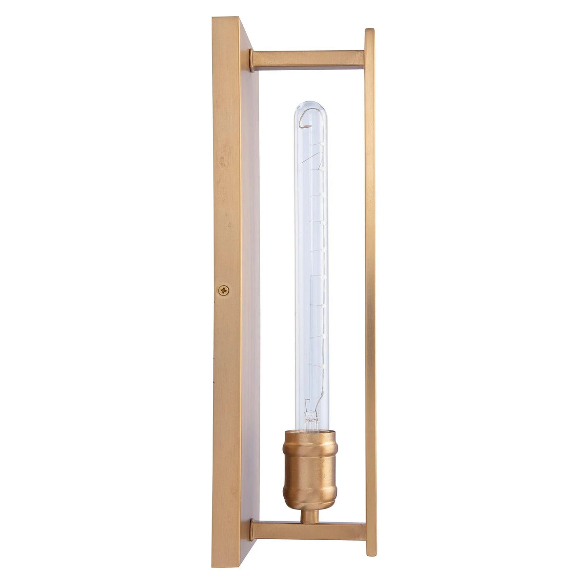 Adelman Gold 1-Light Decorative Dimmable Wall Sconce