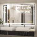 GlareGuard Rectangular Anti-Fog Dimmable Backlit LED Bathroom Vanity Mirror