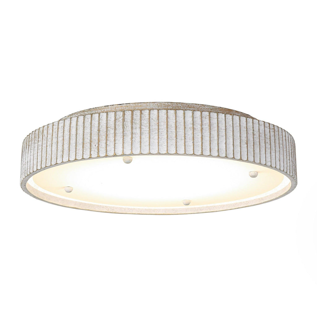 18 Inch White Modern Flush Mount LED Light