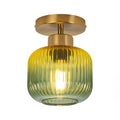6 Inch Bard 1-Light Semi-Flush Mount Ceiling Light