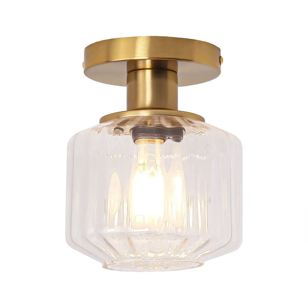 6 Inch Marico 1-Light Semi-Flush Mount Ceiling Light