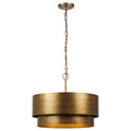 Devin 4-Light Antique Gold Chandelier