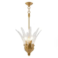 17 Inch Vito 3-Light Feather-shaped Island Pendant Light