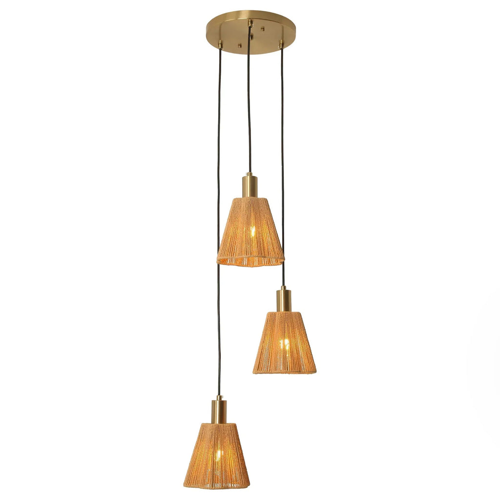 15 Inch Merle 3-Light Island Pendant Light