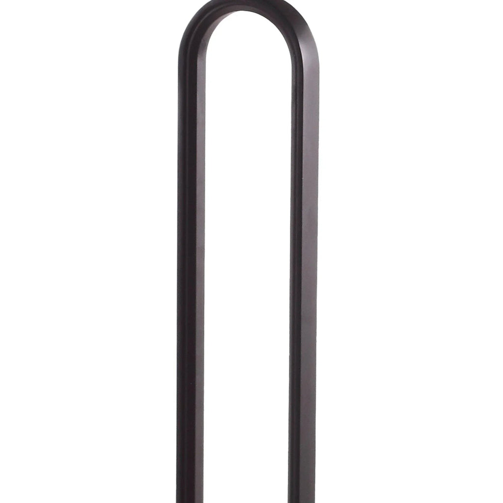 12" Black Round Side Table