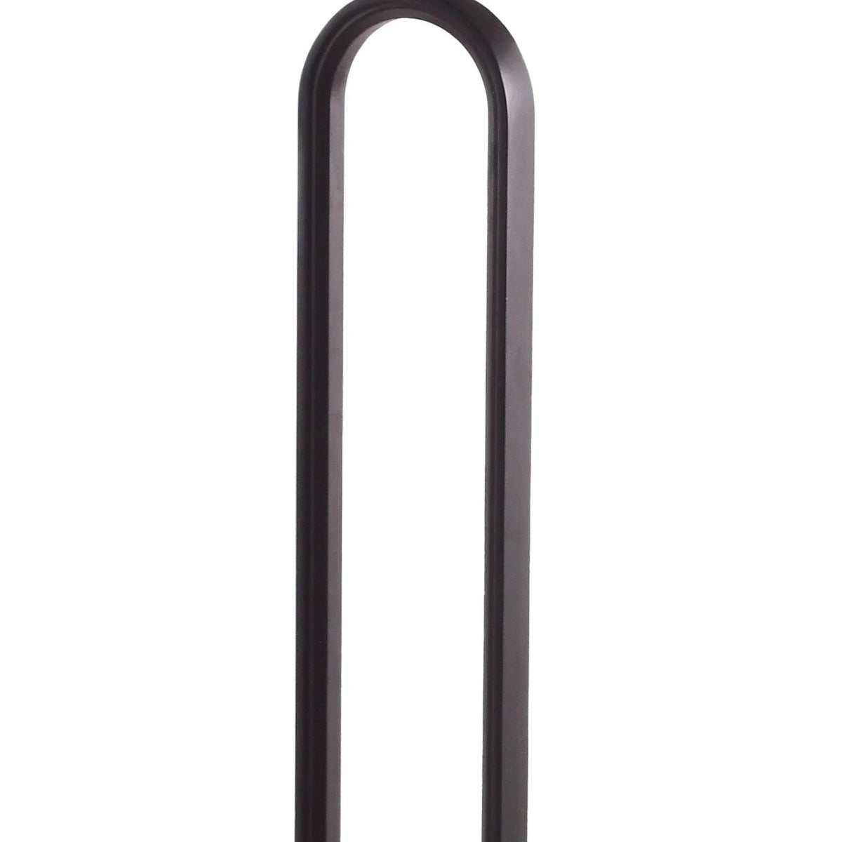 12" Black Round Side Table