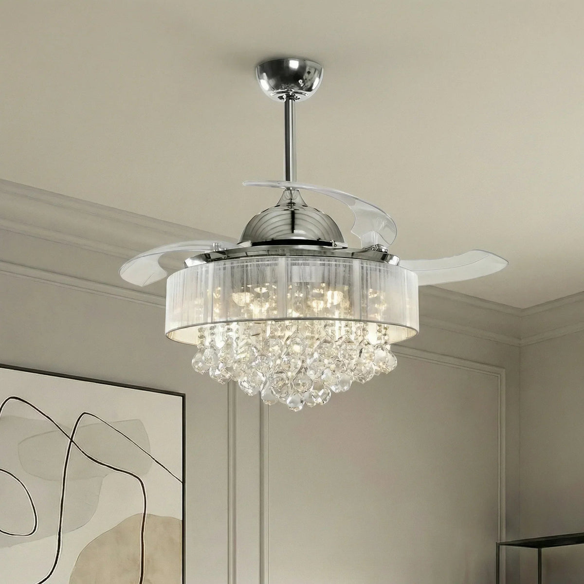 42" Broxburne Smart Fan with LED Light