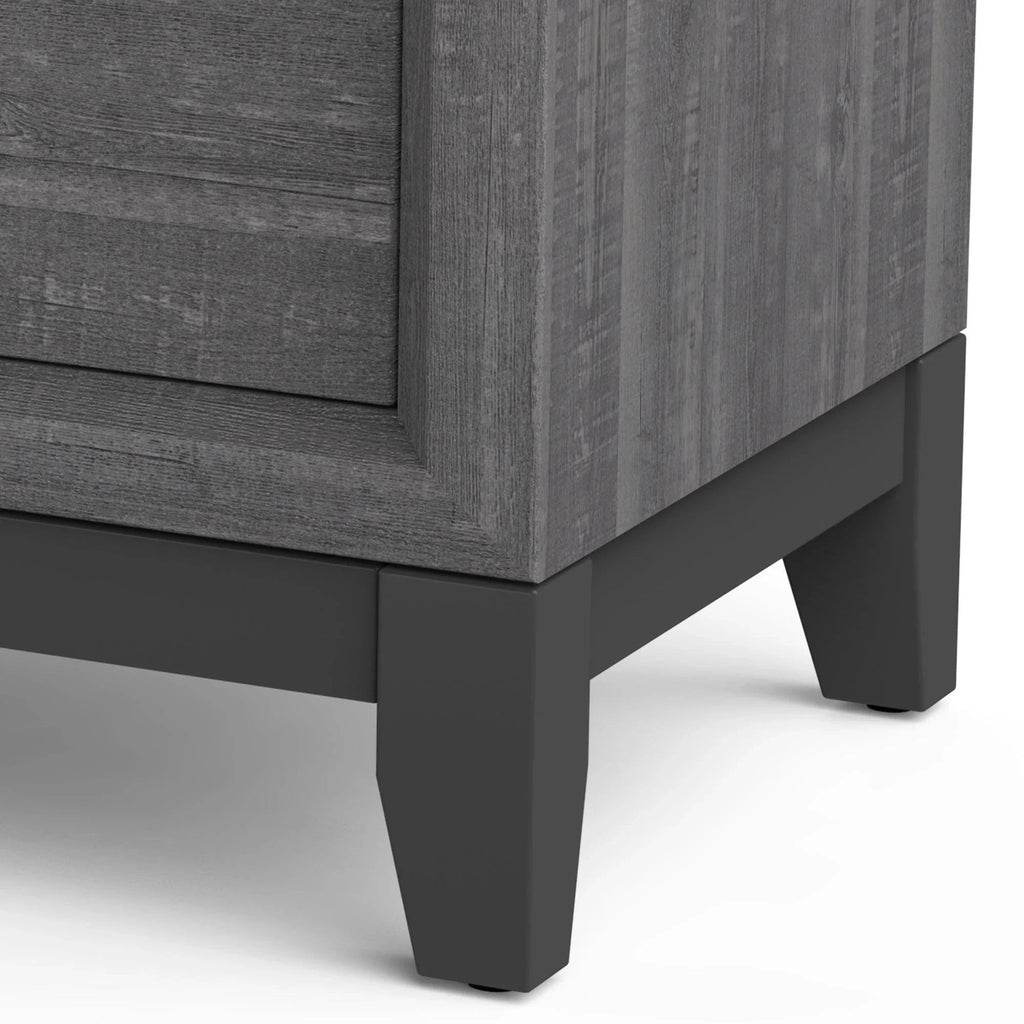 Furniture of America Lucien Modern Wood Nightstand with 2 Drawers