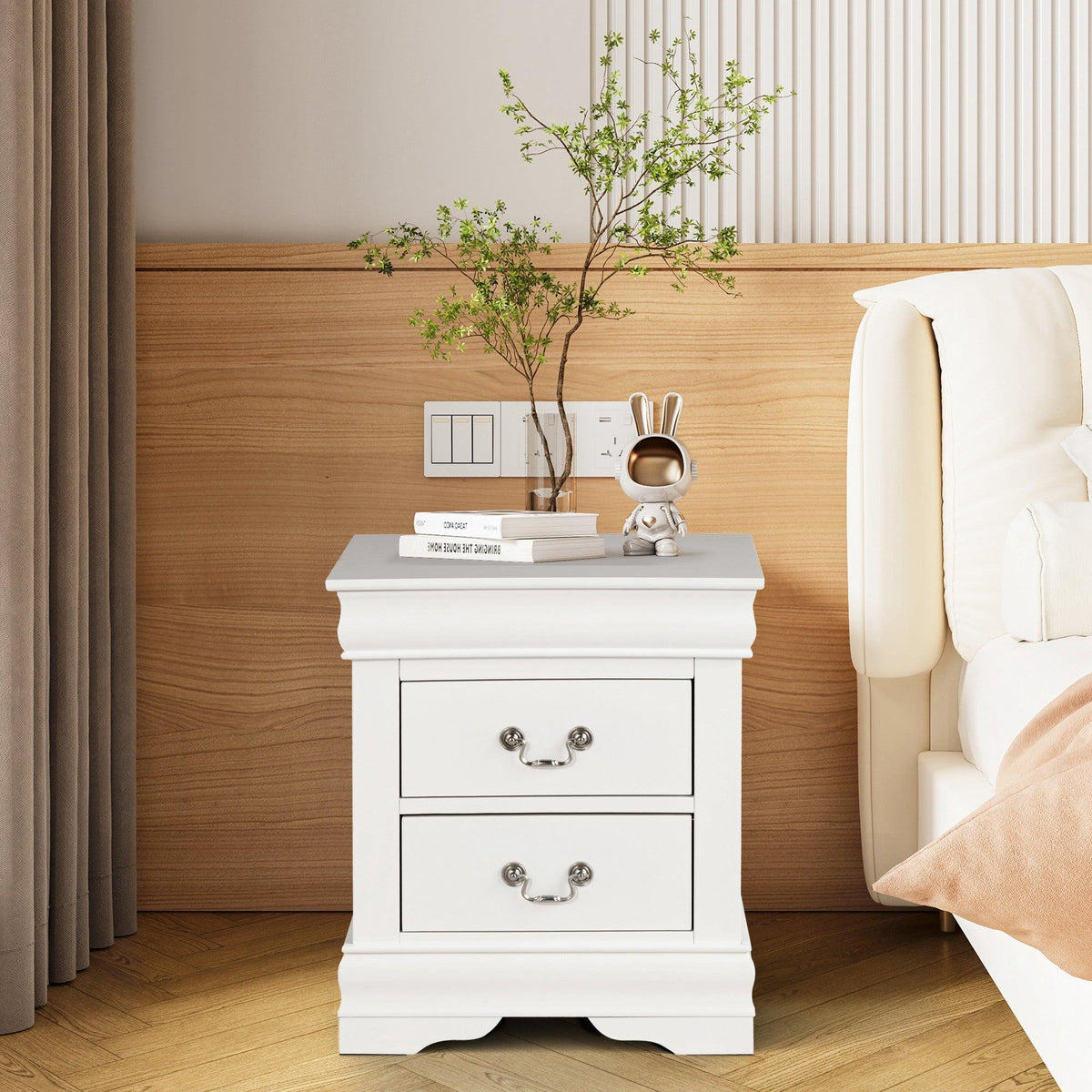 Furniture of America Night Stand Louis Philippe