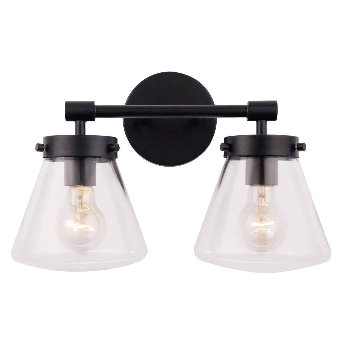 Gleam Modern Farmhouse 2-Light Vanity Light