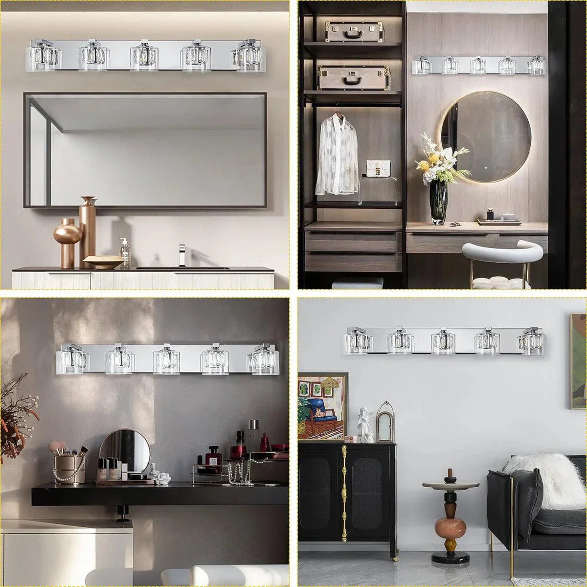 Kolt Modern 5-Light Bathroom Vanity Light