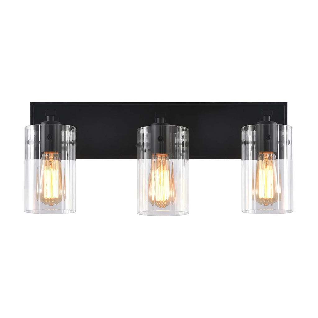 21 Inch Lilith Modern Black 3-Light Mirror Vanity Light