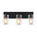 21 Inch Lilith Modern Black 3-Light Mirror Vanity Light
