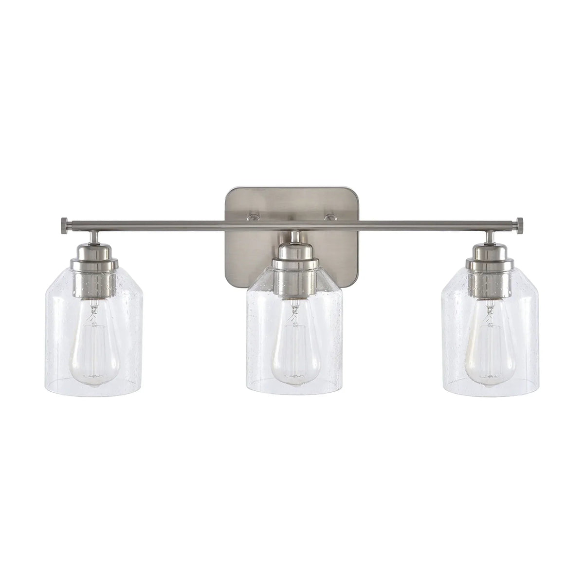 22 Inch Renata Modern Brush Nickel 3-Light Mirror Vanity Light
