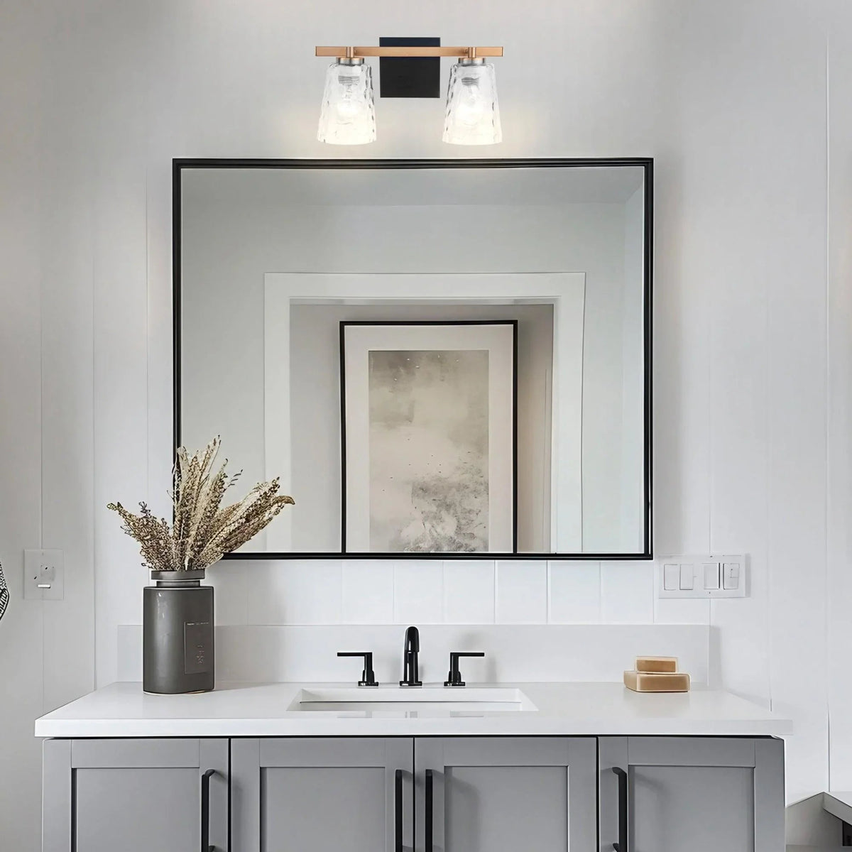 Radiance Modern 2-Light Dimmable Vanity Light