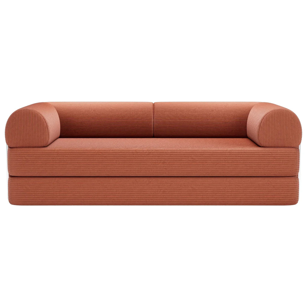 79 Inch Perri Corduroy Compressed Sofa Bed with Lumbar Pillow for Living Room, Office