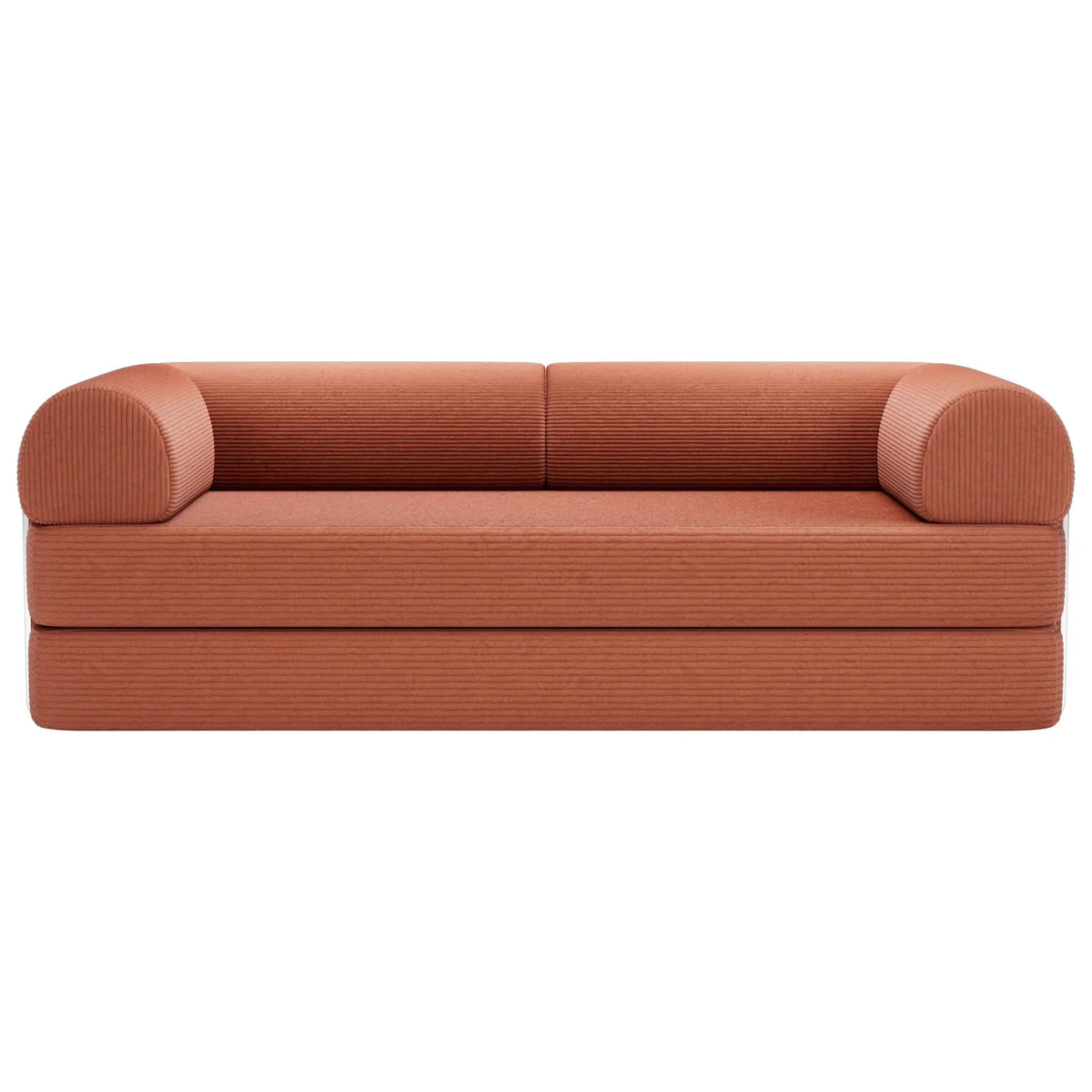 79 Inch Perri Corduroy Compressed Sofa Bed with Lumbar Pillow for Living Room, Office