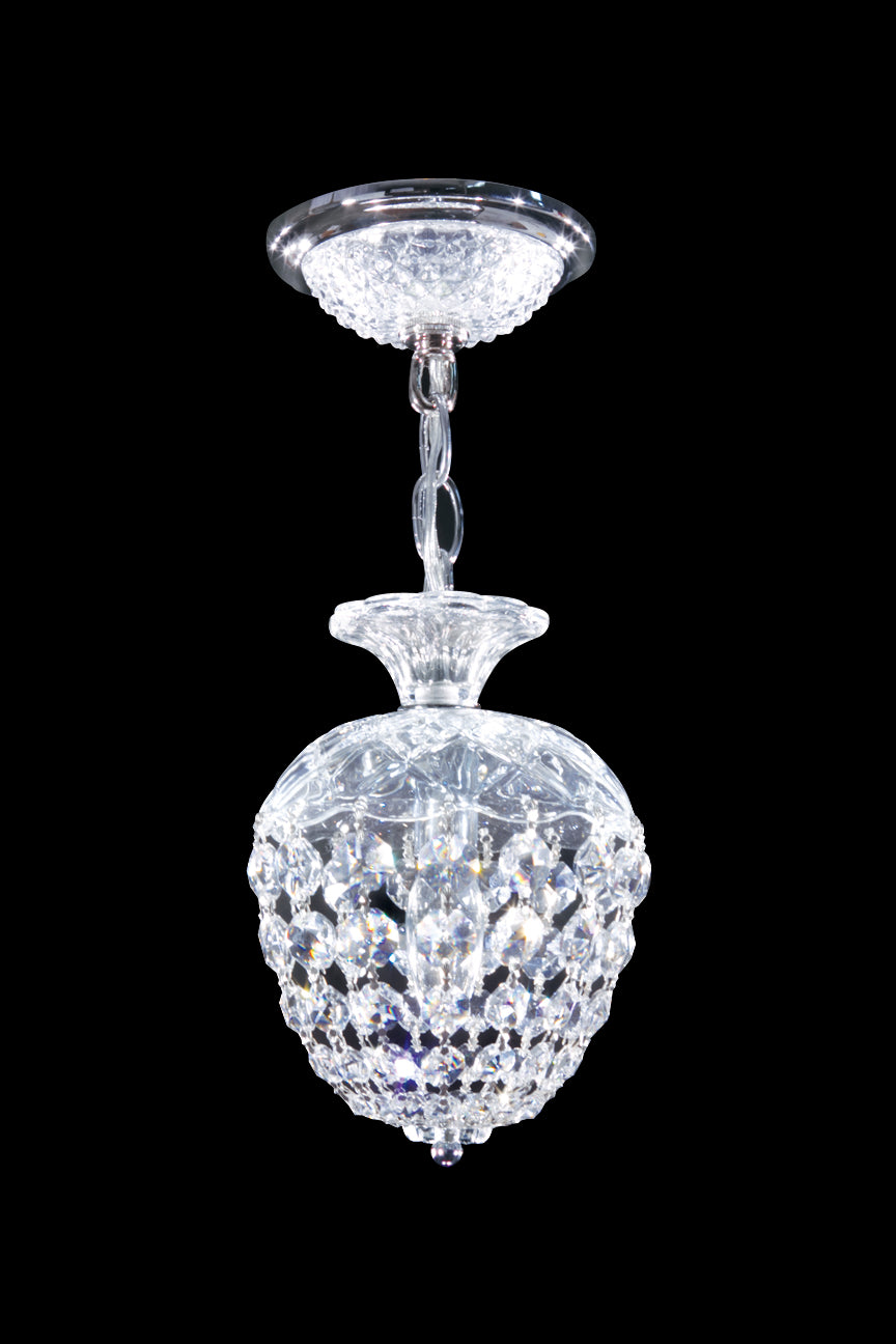 James R. Moder Palace Ice Collection 1-Light Pendant — Silver, 6in — Castelune Home