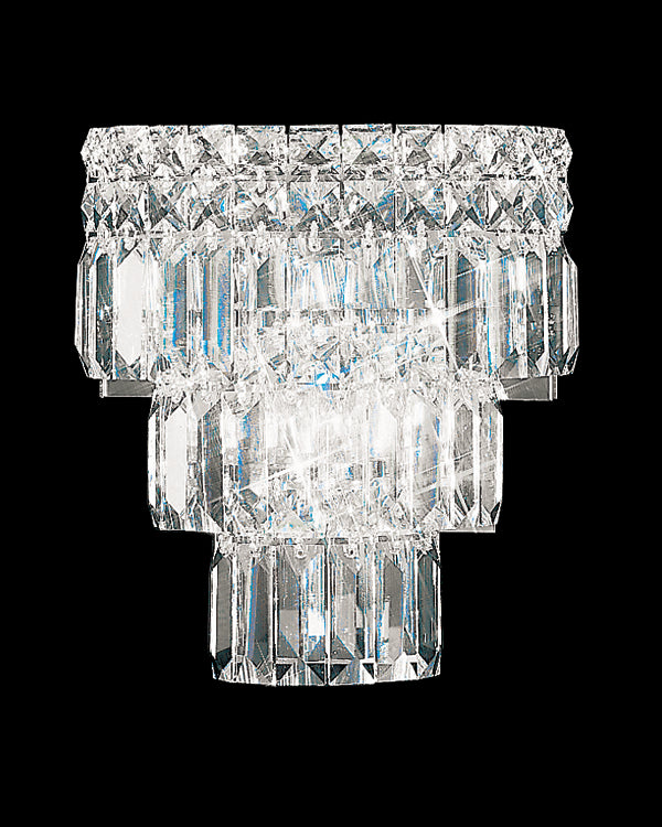 James R. Moder Prestige Collection 2-Light Wall Sconce / Vanity — Silver, 8in — Castelune Home