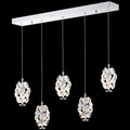 James R. Moder Continental Fashion Collection LED Crystal Chandelier — Silver, 35in — Castelune Home